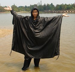 poncho for beach hiking in the rain